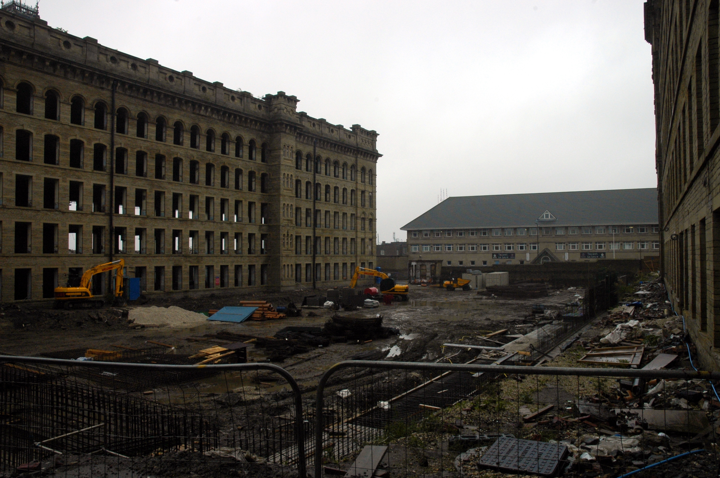 photo of Manningham Mills building site