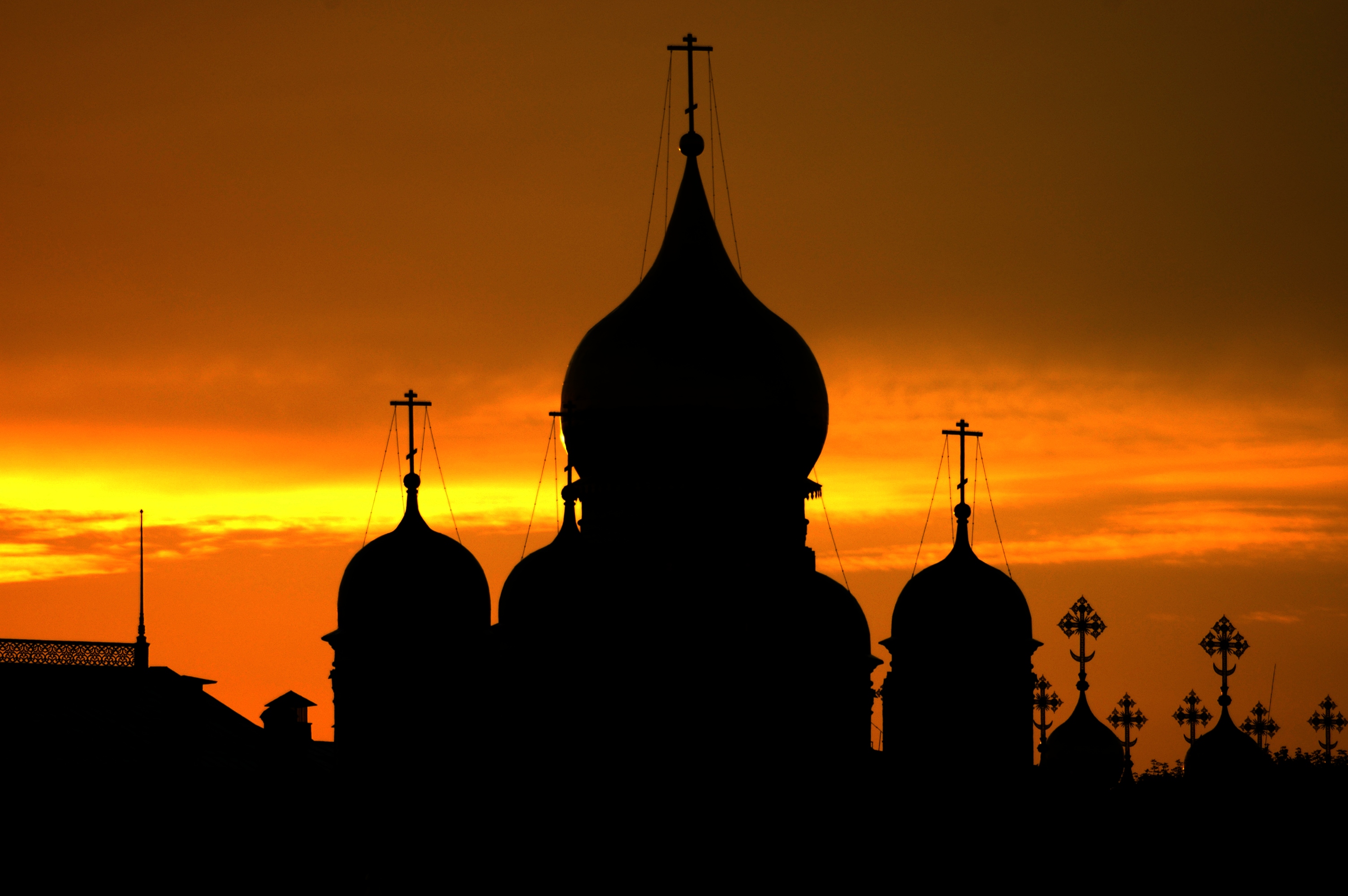 photo of Kremlin sunset