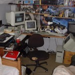 My desk in 2000