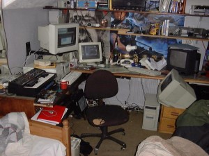 My desk in 2000