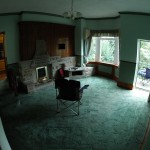 Old fireplace