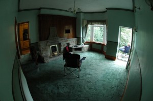 Old fireplace