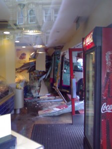 Leeds bus crash inside