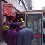 Leeds bus crash outside